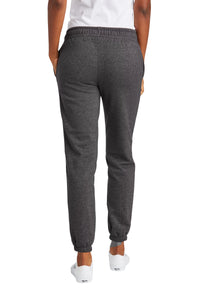 District Women's V.I.T. Fleece Sweatpant DT6110 - Heathered Charcoal Back