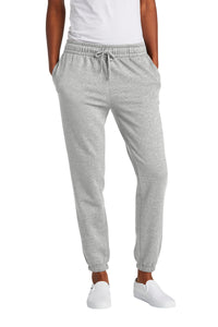 District Women's V.I.T. Fleece Sweatpant DT6110 - Light Heather Grey