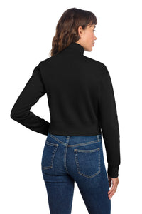 District Women's V.I.T. Fleece 1/2-Zip DT6111 - Black Back