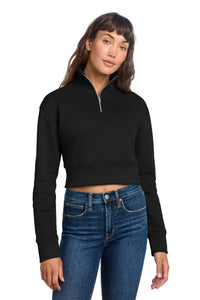 District Women's V.I.T. Fleece 1/2-Zip DT6111 - Black