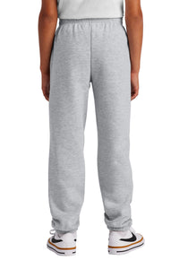 District Youth V.I.T. Fleece Sweatpant DT6112Y - Light Heather Grey Back