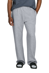 District V.I.T. Fleece Open-Bottom Sweatpant DT6117 - Light Heather Grey