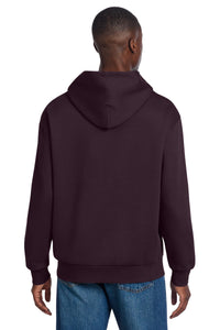 District V.I.T. Heavyweight Fleece Hoodie DT6150 - Bordeaux Back