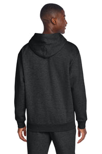 District V.I.T. Heavyweight Fleece Hoodie DT6150 - Jet Black Heather Back