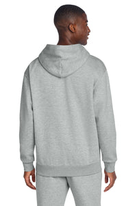 District V.I.T. Heavyweight Fleece Hoodie DT6150 - Light Heather Grey Back