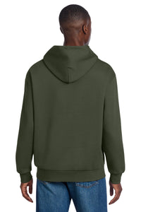 District V.I.T. Heavyweight Fleece Hoodie DT6150 - Olive Back