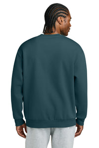 District V.I.T. Heavyweight Fleece Crew DT6154 - Deep Cyan Back