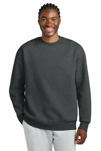 District V.I.T. Heavyweight Fleece Crew DT6154 - Heathered Charcoal