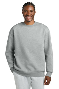 District V.I.T. Heavyweight Fleece Crew DT6154 - Light Heather Grey