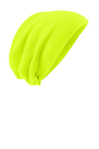 District Slouch Beanie DT618 - Neon Yellow