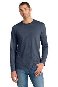 District Very Important Tee Long Sleeve - Heathered Navy