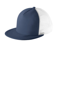 District Flat Bill Snapback Trucker Cap - New Navy