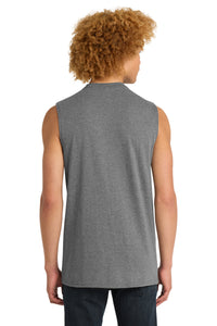 District  V.I.T.   Muscle Tank - Grey Frost Back