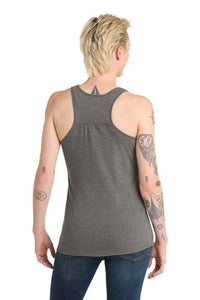 District  Women's V.I.T.  Racerback Tank - Grey Frost Back