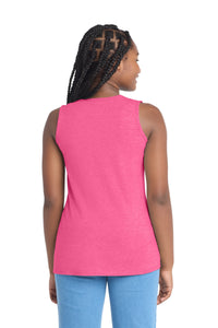 District  Girls V.I.T.  Tank - Fuchsia Frost Back