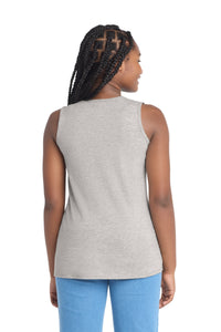 District  Girls V.I.T.  Tank - Light Heather Grey Back