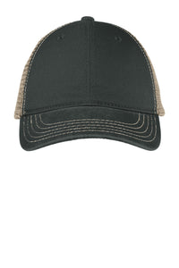 District Super Soft Mesh Back Cap - Black/ Khaki