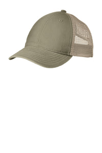 District Super Soft Mesh Back Cap - Olive/ Khaki
