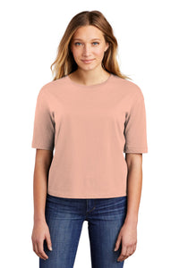 DISCONTINUED District  Women's V.I.T.  Boxy Tee DT6402 - Dusty Peach
