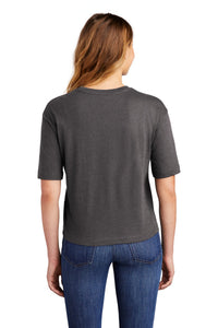DISCONTINUED District  Women's V.I.T.  Boxy Tee DT6402 - Heathered Charcoal Back