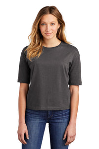 DISCONTINUED District  Women's V.I.T.  Boxy Tee DT6402 - Heathered Charcoal