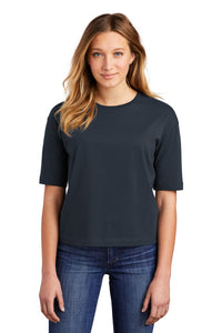 DISCONTINUED District  Women's V.I.T.  Boxy Tee DT6402 - New Navy