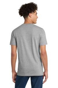 District Very Important Tee V-Neck - Light Heather Grey Back