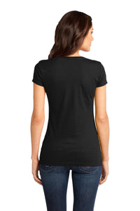 DISCONTINUED District - Juniors Very Important Tee V-Neck - Black Back