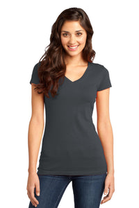 DISCONTINUED District - Juniors Very Important Tee V-Neck - Charcoal