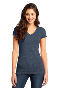 DISCONTINUED District - Juniors Very Important Tee V-Neck - Heathered Navy