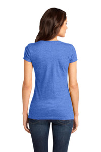 DISCONTINUED District - Juniors Very Important Tee V-Neck - Heathered Royal Back