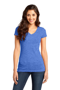 DISCONTINUED District - Juniors Very Important Tee V-Neck - Heathered Royal