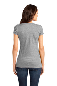 DISCONTINUED District - Juniors Very Important Tee V-Neck - Light Heather Grey Back