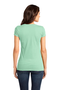 DISCONTINUED District - Juniors Very Important Tee V-Neck - Mint Back