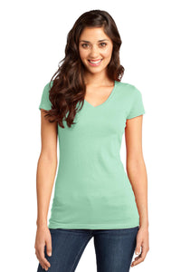 DISCONTINUED District - Juniors Very Important Tee V-Neck - Mint