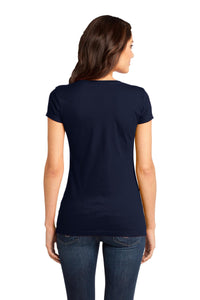 DISCONTINUED District - Juniors Very Important Tee V-Neck - New Navy Back