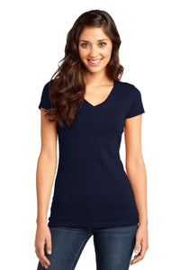 DISCONTINUED District - Juniors Very Important Tee V-Neck - New Navy