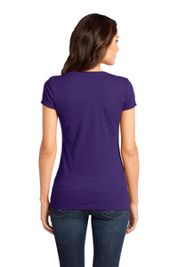 DISCONTINUED District - Juniors Very Important Tee V-Neck - Purple Back