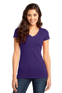 DISCONTINUED District - Juniors Very Important Tee V-Neck - Purple