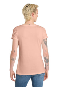 District  Women's Very Important Tee  V-Neck - Dusty Peach Back