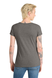 District  Women's Very Important Tee  V-Neck - Grey Frost Back
