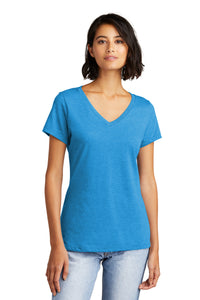 District  Women's Very Important Tee  V-Neck - Heathered Bright Turquoise