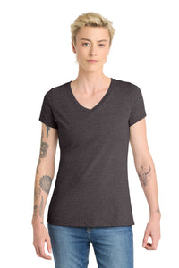 District  Women's Very Important Tee  V-Neck - Heathered Charcoal