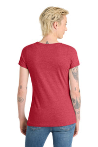 District  Women's Very Important Tee  V-Neck - Heathered Red Back