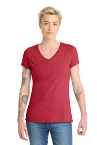 District  Women's Very Important Tee  V-Neck - Heathered Red