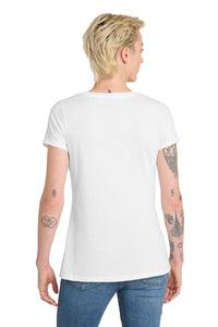 District  Women's Very Important Tee  V-Neck - White Back