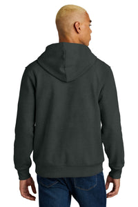 District V.I.T. Super Heavyweight Fleece Hoodie DT6600 - Charcoal Back