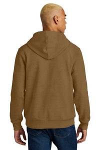 District V.I.T. Super Heavyweight Fleece Hoodie DT6600 - Duck Brown Back