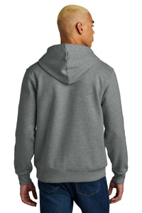 District V.I.T. Super Heavyweight Fleece Hoodie DT6600 - Grey Frost Back