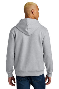 District V.I.T. Super Heavyweight Fleece Hoodie DT6600 - Light Heather Grey Back